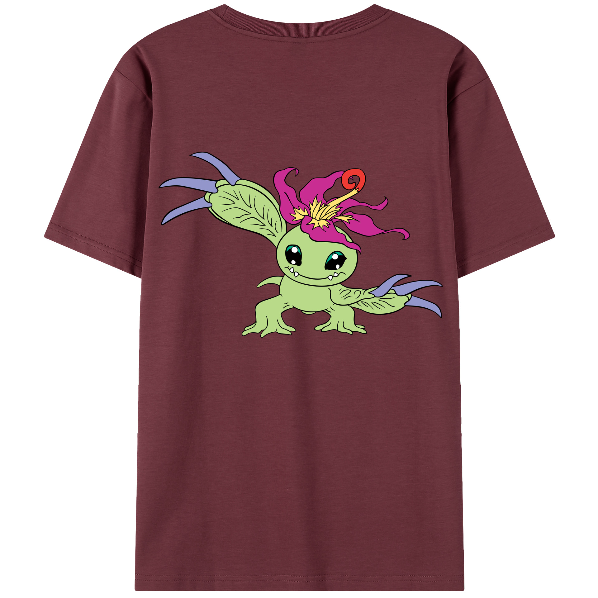 （画像用） Digimon デジタルモンスター/デジモン 綿100％半袖Tシャツ（背面プリント）